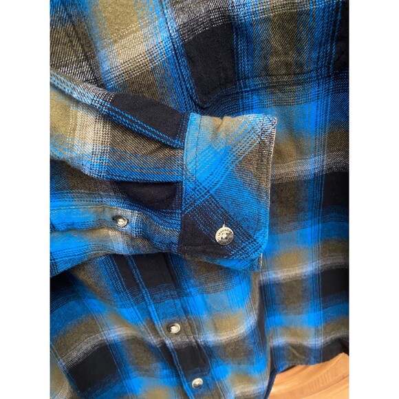 Legendary Whitetails Flannel Shirt With Corduroy Detail Plaid Size Men's XL - Picture 9 of 11